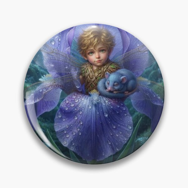 Item preview, The Little Iris Fairy. designed and sold by JoyNest = "The nest of joy".