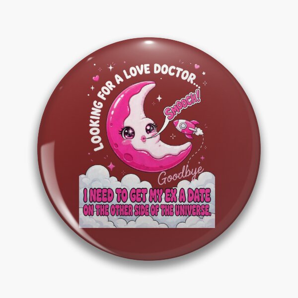 Item preview, Looking For A Love Doctor Funny Moon Rocket Sarcastic Ex Design designed and sold by CopyVibes.