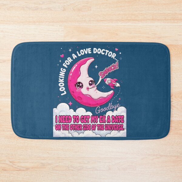 Item preview, Looking For A Love Doctor Funny Moon Rocket Sarcastic Ex Design designed and sold by CopyVibes.
