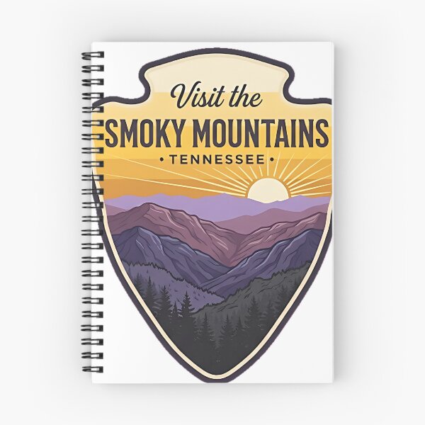 Item preview, Smoky Mountains Tennessee Arrowhead Sunset Sticker designed and sold by DetourDgn.