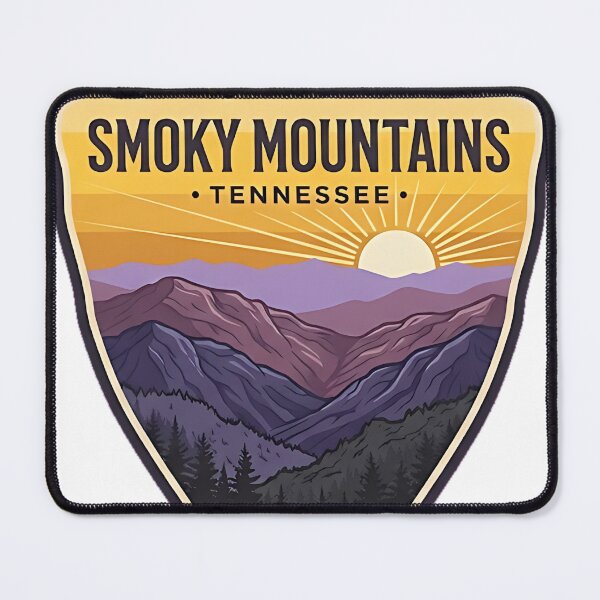 Item preview, Smoky Mountains Tennessee Arrowhead Sunset Sticker designed and sold by DetourDgn.