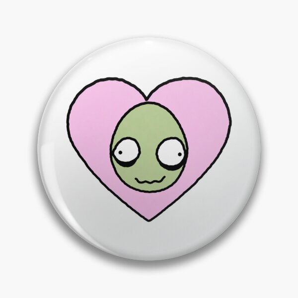 Item preview, Salad Fingers Heart designed and sold by cinlali.