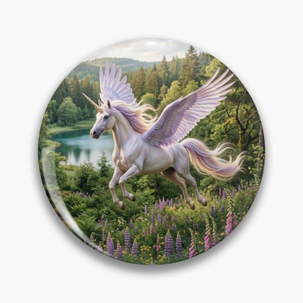 Item preview, Magical Pegasi in Enchanted Forest designed and sold by KristinaArts.