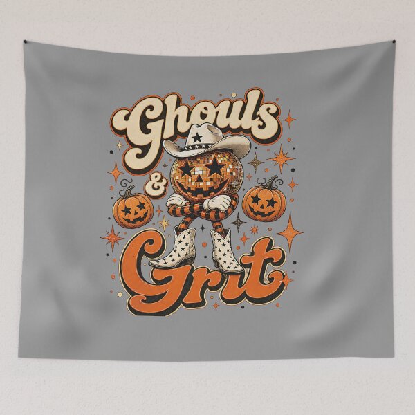 Item preview, Ghouls & Grit Western Halloween Design designed and sold by MOCH- ART.