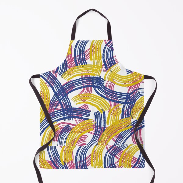 Item preview, pattern, wallpaper, seamless, vector, texture, design, illustration, decoration, backdrop, art, textile, ornament, wave, geometric, colorful, fabric, color, line, yellow, colors, decor, retro, stripe designed and sold by MartaElezart.