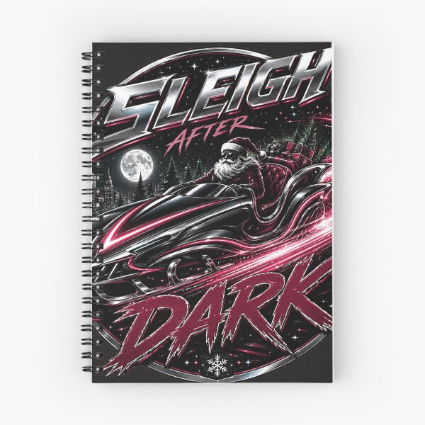 Item preview, Sleigh After Dark – Futuristic Neon Christmas designed and sold by warlistop.