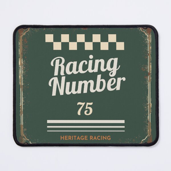 Item preview, Heritage Racing Number 75 designed and sold by DesignCreativeByEH.