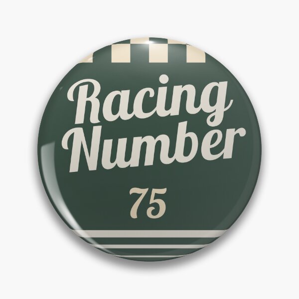 Item preview, Heritage Racing Number 75 designed and sold by DesignCreativeByEH.