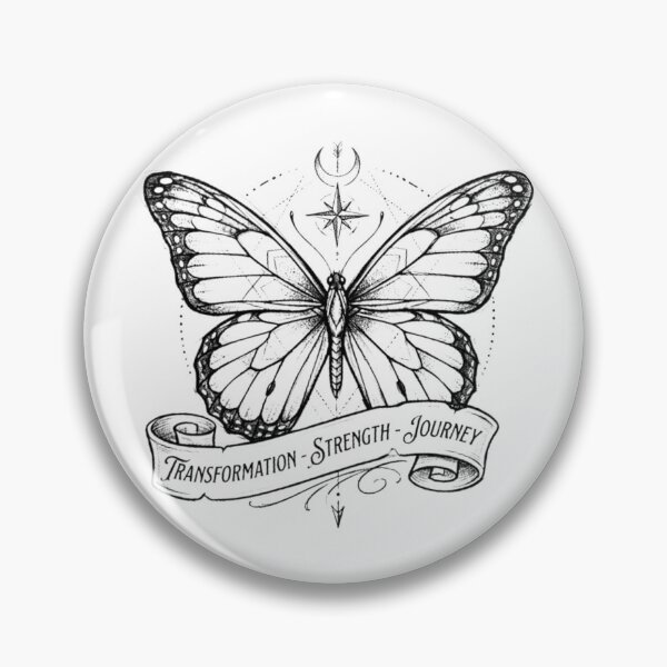 Item preview, Transformation Strength Journey Celestial Butterfly designed and sold by Rien Sthira.