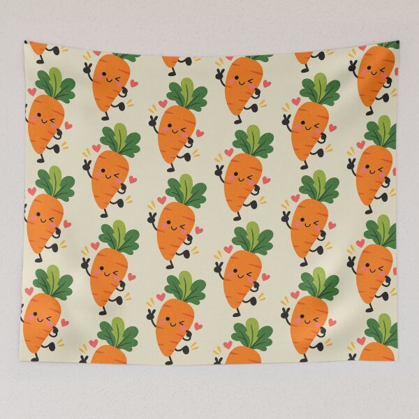 Item preview, Cute Carrot Vegetable Lover Funny Garden Design – Adorable Kawaii Carrot Meme designed and sold by StickyDelights.