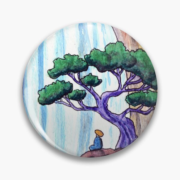 Item preview, Autumn Waterfall Meditation designed and sold by BreezyZen.