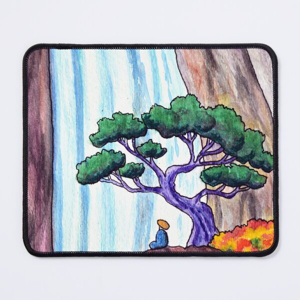 Item preview, Autumn Waterfall Meditation designed and sold by BreezyZen.