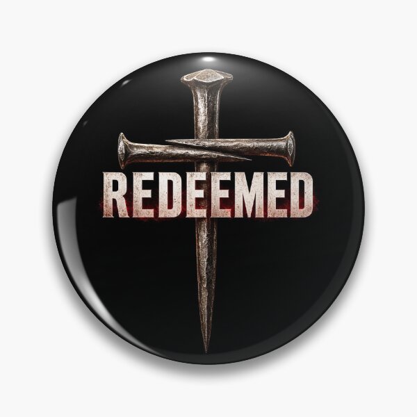 Item preview, Redeemed Cross of Nails Christian Faith Metal designed and sold by ChristianLife.