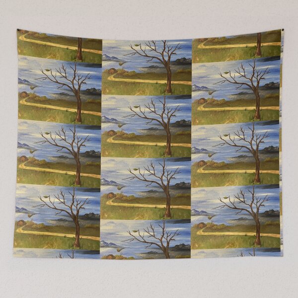 Item preview, "Storm Tree" acrylic painting designed and sold by GiSilver.