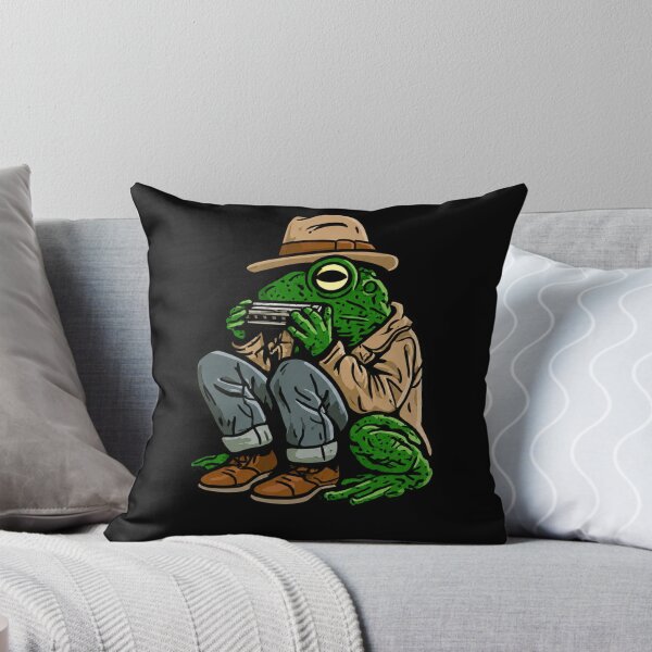 Item preview, Detective Frog Playing The Harmonica designed and sold by dRaBaBdesign.