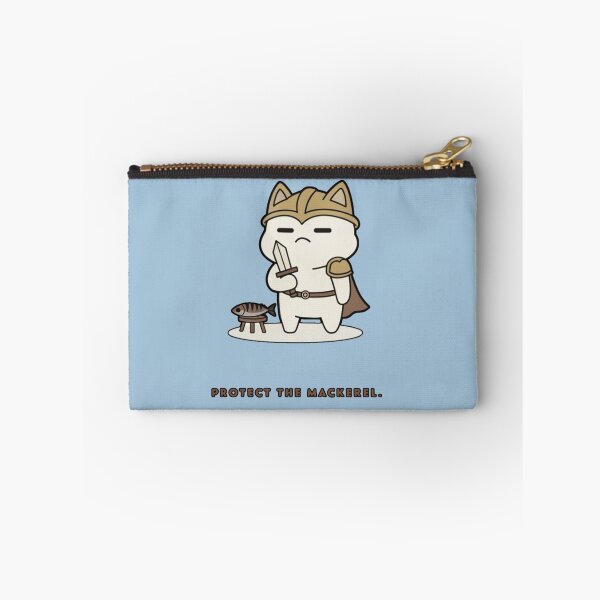 Item preview, Protect the Mackerel – Cute Cat Knight Funny Medieval Fish Defender designed and sold by Mousy17.