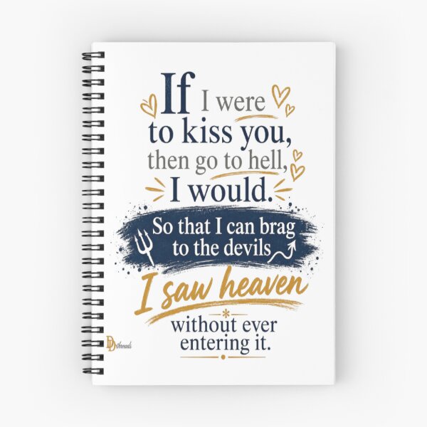 Item preview, If I Were to Kiss You – Romantic Love Quote Typography designed and sold by DesignerThreads.