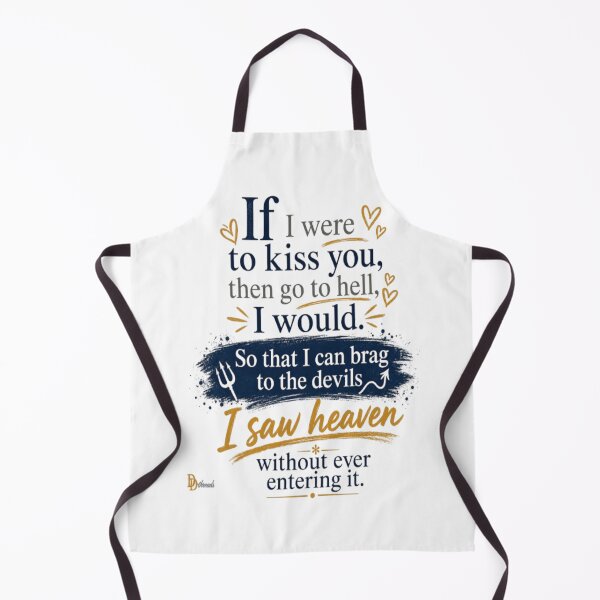 Item preview, If I Were to Kiss You – Romantic Love Quote Typography designed and sold by DesignerThreads.