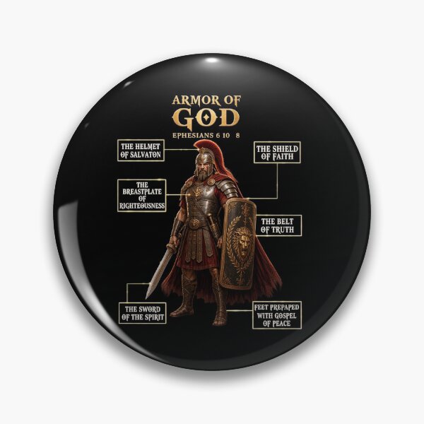 Item preview, Full Armor of God Ephesians 6 Roman Soldier Christian Faith Warrior designed and sold by ChristianLife.