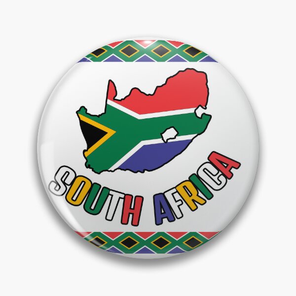 Item preview, South African Country Shape with South African Flag and Name designed and sold by Avara-Creative.