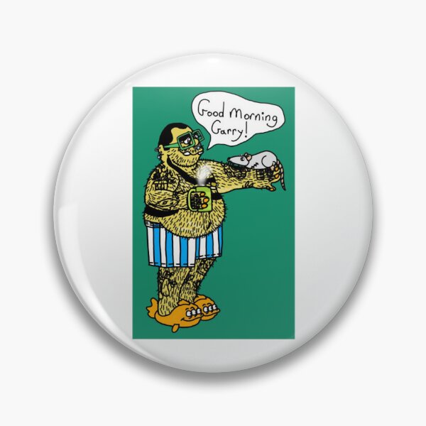 Item preview, Good Morning Garry Funny Green Monster Pajamas Design designed and sold by RatBoyExtreme.