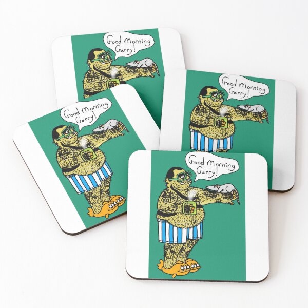 Item preview, Good Morning Garry Funny Green Monster Pajamas Design designed and sold by RatBoyExtreme.