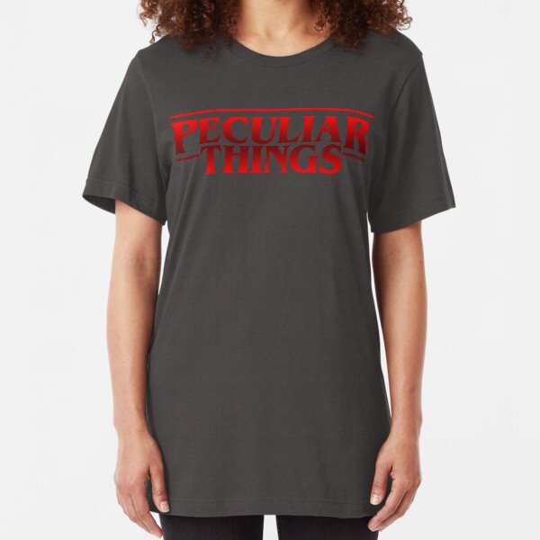 Peculiar Things Filled Slim Fit T-Shirt