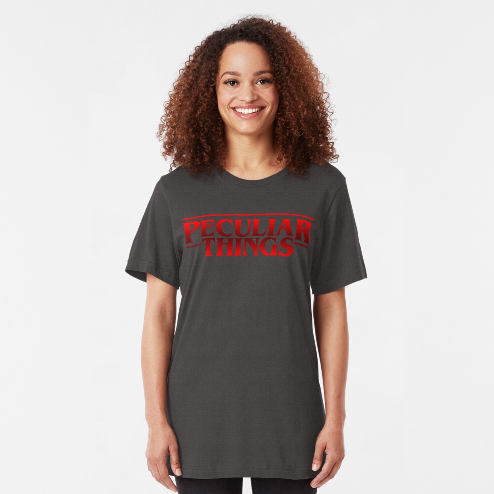 Peculiar Things Filled Slim Fit T-Shirt