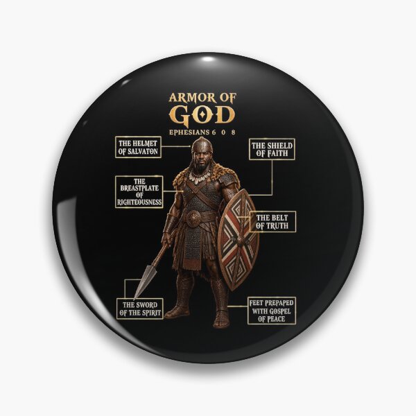 Item preview, Full Armor of God Ephesians 6 African Warrior Christian Faith Warrior designed and sold by ChristianLife.