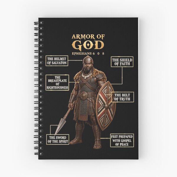 Item preview, Full Armor of God Ephesians 6 African Warrior Christian Faith Warrior designed and sold by ChristianLife.