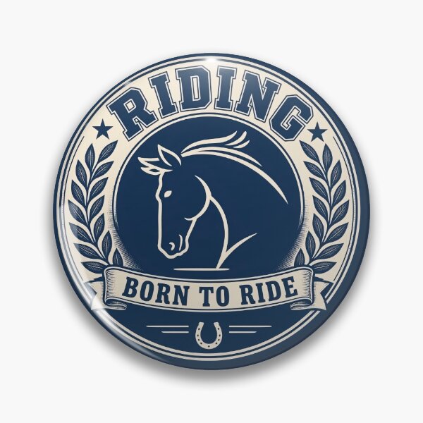 Item preview, Born To Ride - Horse & Riding Vintage Emblem designed and sold by thirtyonestars.