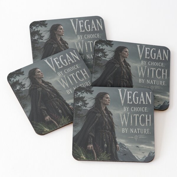 Item preview, Norwegian Witch Vegan By Choice Quote Art designed and sold by NorwegianWitch.
