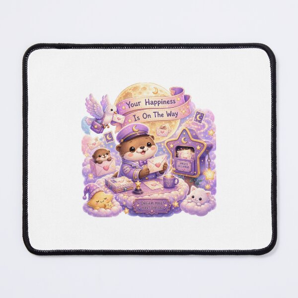 Item preview, Dream Mail Otter - Your Happiness Is On The Way ✨ designed and sold by WonderPopDesign.