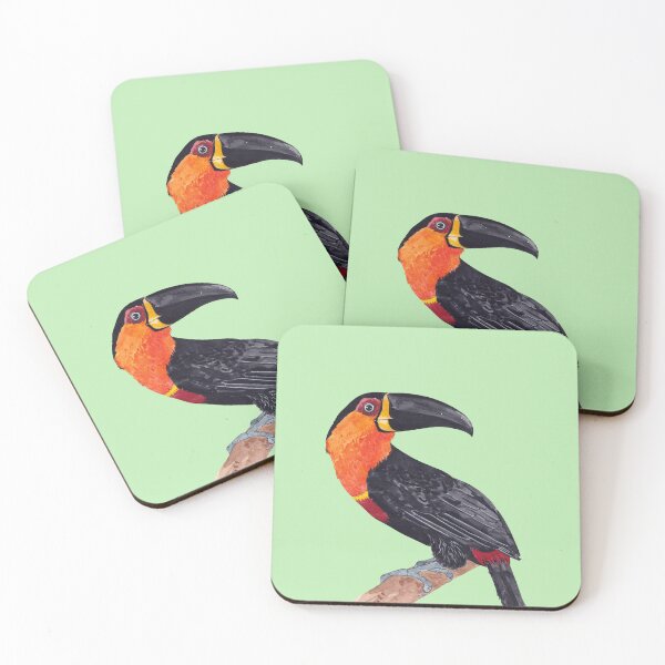 Item preview, CHANNEL BILLED TOUCAN-Ramphastos vitellinus ariel designed and sold by BEATRIZ ABAITUA.