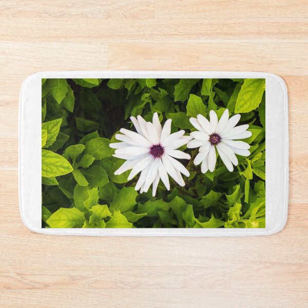Item preview, White Daisies in Green Garden Foliage: Bright Bloom, Fresh Nature Scene designed and sold by Nmallia.