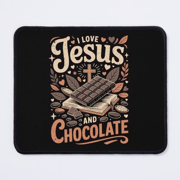 Item preview, I LOVE JESUS AND CHOCOLATE designed and sold by jkrphoto.