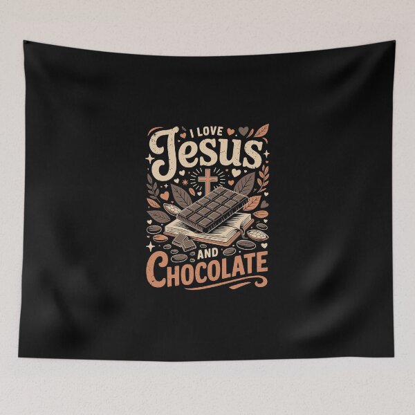 Item preview, I LOVE JESUS AND CHOCOLATE designed and sold by jkrphoto.