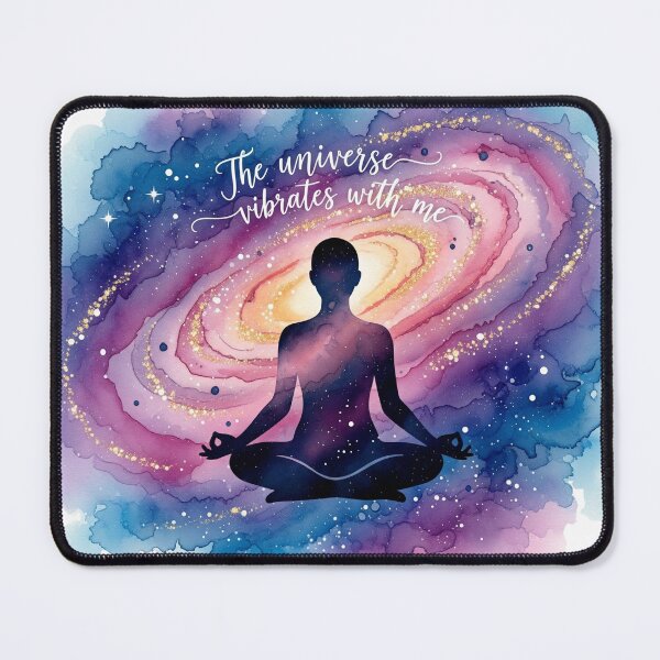 Item preview, Yoga Meditation Galaxy Universe Vibrate With Me designed and sold by Karina Creative Studio.