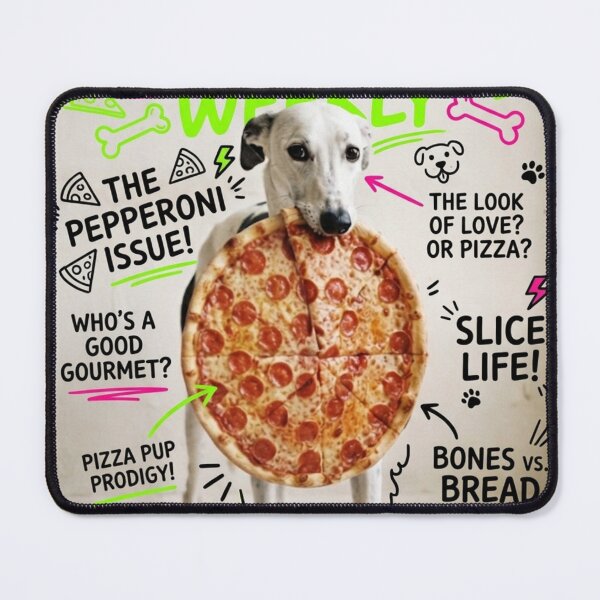 Item preview, Pepperoni Pup in Gourmet Mode designed and sold by Print Fiction.