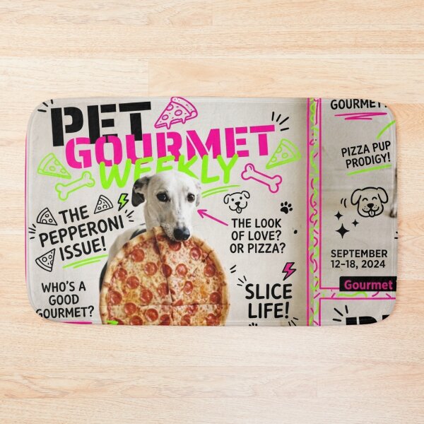 Item preview, Pepperoni Pup in Gourmet Mode designed and sold by Print Fiction.
