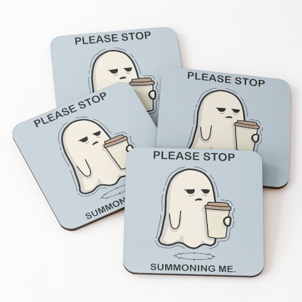 Item preview, Summoned Ghost Coffee Humor designed and sold by SakuraHaven.