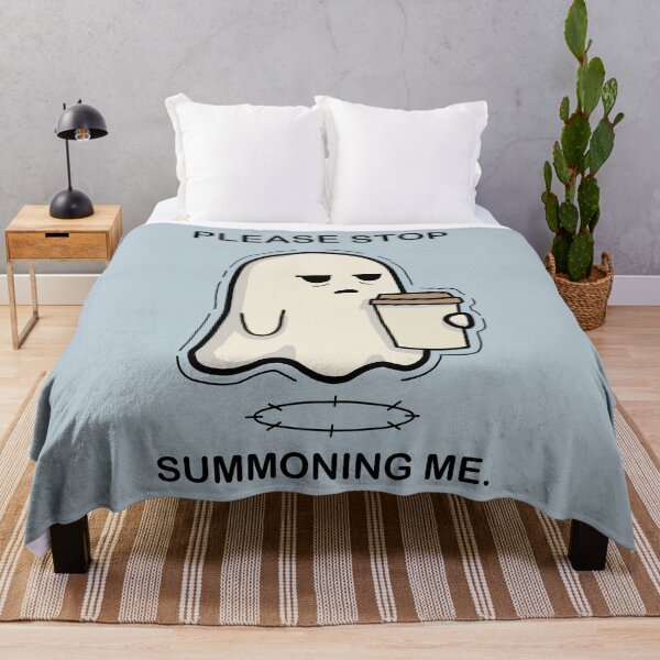 Item preview, Summoned Ghost Coffee Humor designed and sold by SakuraHaven.