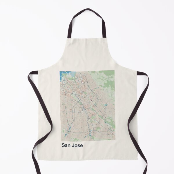 Item preview, San Jose Minimalistic Map Art designed and sold by MapsNerd.