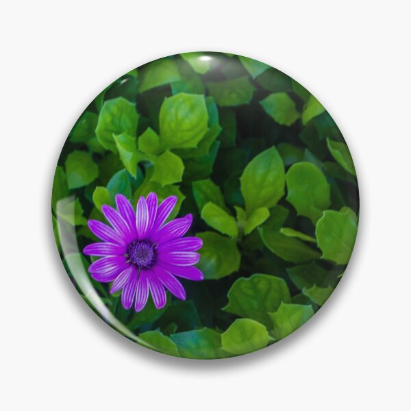 Item preview, Vibrant Purple Flowers Among Lush Green Leaves in a Bright Garden Scene designed and sold by Nmallia.