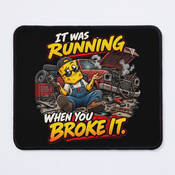 Item preview, It Was Running Funny Mechanic Shirt designed and sold by PrintCheese.