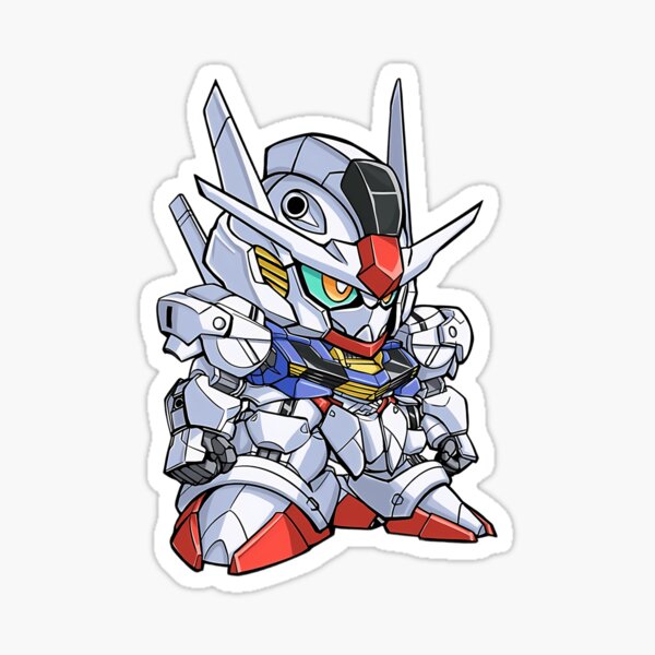 Item preview, Chibi Gundam Warrior  Mecha Anime Robot designed and sold by daelyn-beardsl.