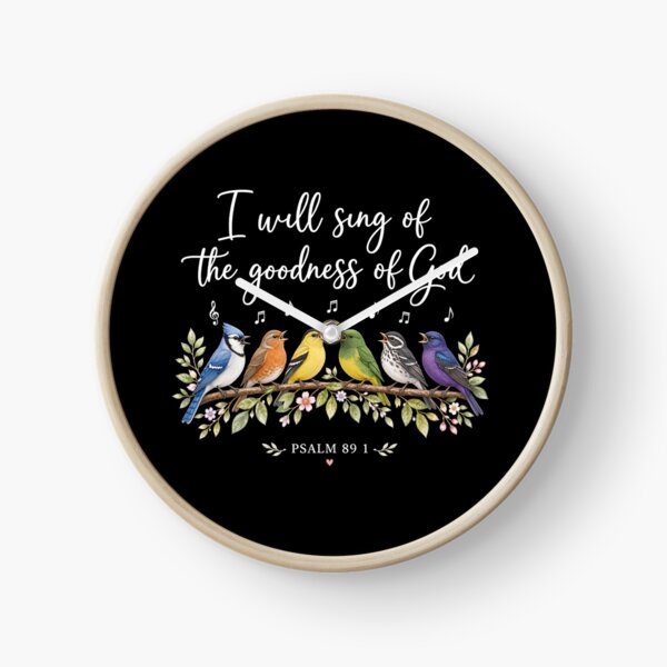 Item preview, I Will Sing of the Goodness of God Psalm 89:1 Singing Songbirds Christian Faith designed and sold by ChristianLife.