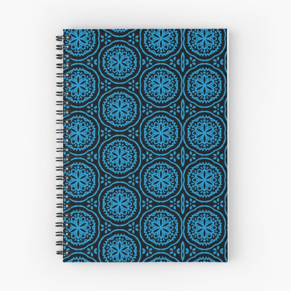 Item preview, Bold Blue Cute Seamless Repeat Tile Pattern - Original Hand Drawn Art- by Pixel Peaks designed and sold by my peaks media studio.