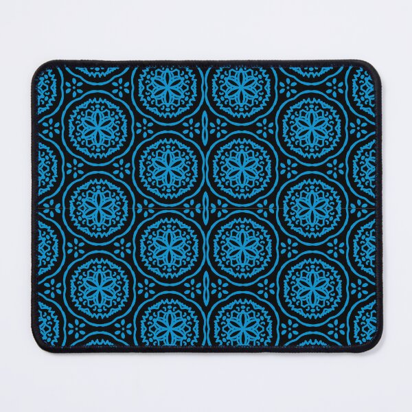 Item preview, Bold Blue Cute Seamless Repeat Tile Pattern - Original Hand Drawn Art- by Pixel Peaks designed and sold by my peaks media studio.