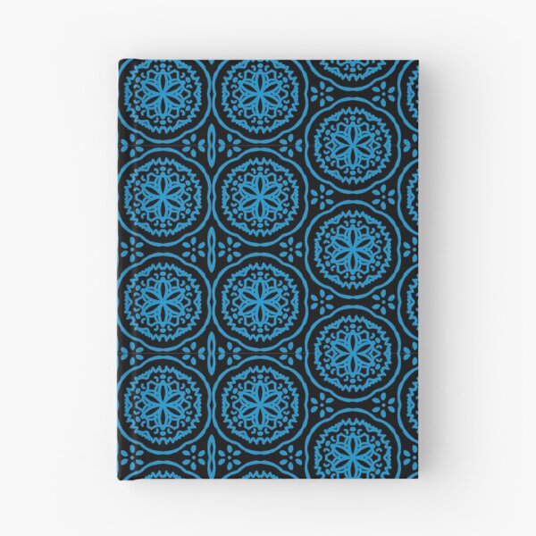 Item preview, Bold Blue Cute Seamless Repeat Tile Pattern - Original Hand Drawn Art- by Pixel Peaks designed and sold by my peaks media studio.